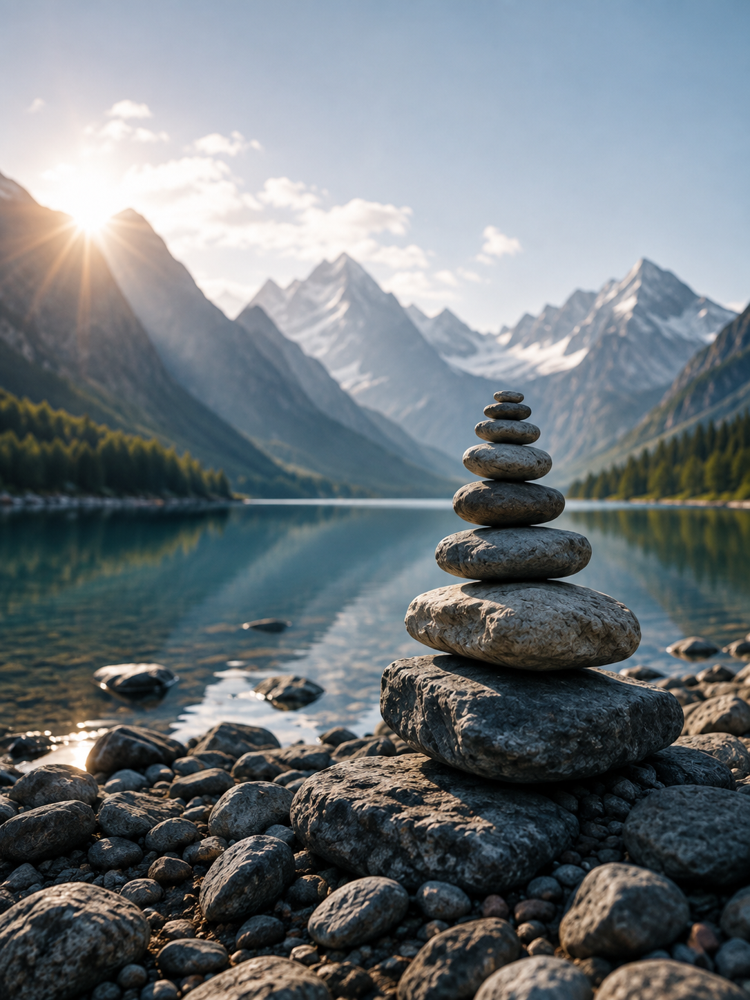 Mountain peak representing clarity and elevation